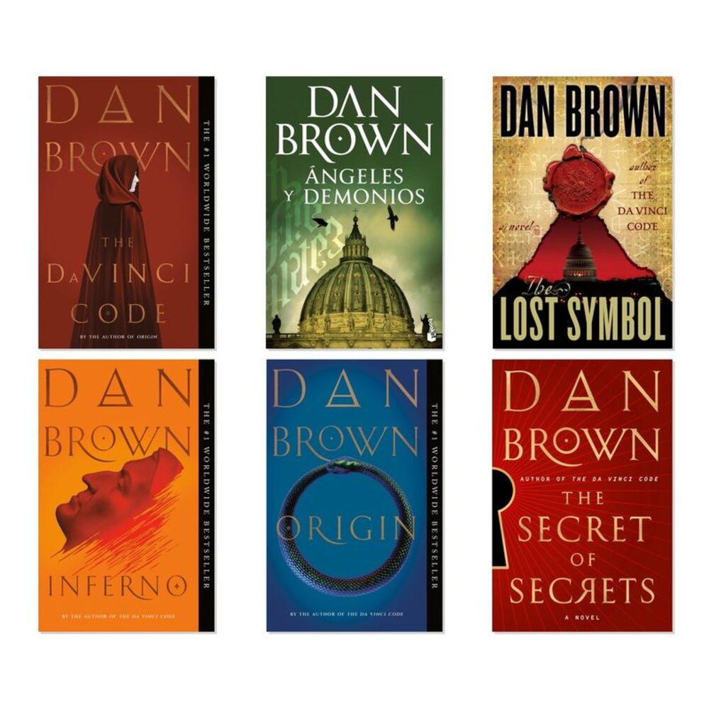 Dan Brown Robert Langdon Thriller 6-Book Collection Bundle